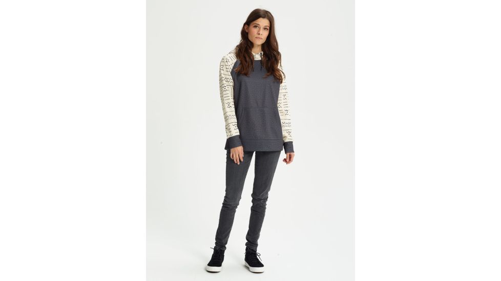 Burton Crown Bonded Pullover Hoodie - Womens, Cnvbgo/Htrtbl, Small, 17478104251S