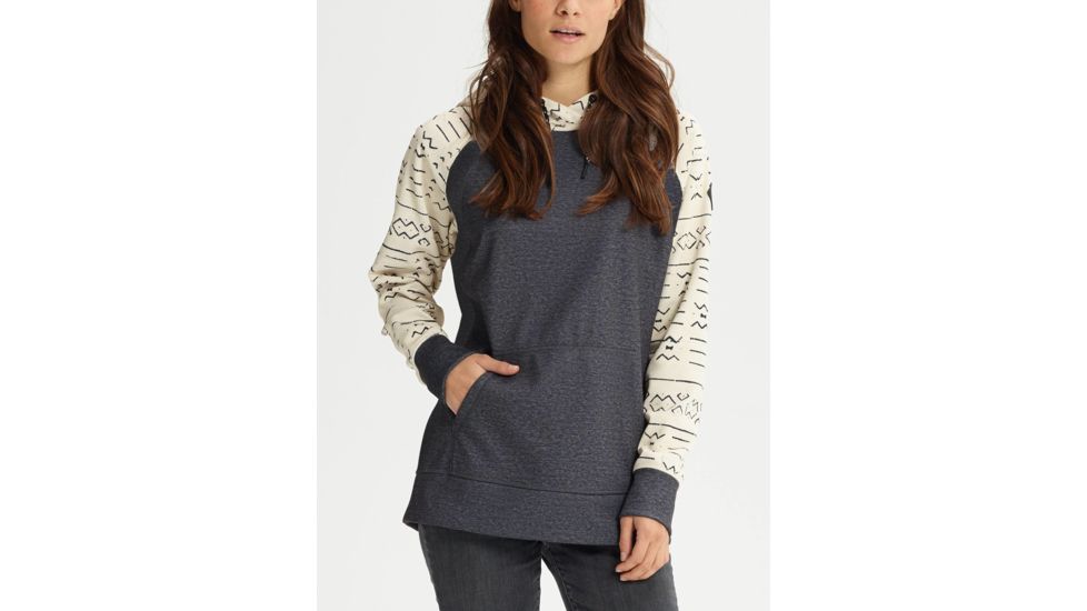 Burton Crown Bonded Pullover Hoodie - Womens, Cnvbgo/Htrtbl, Small, 17478104251S
