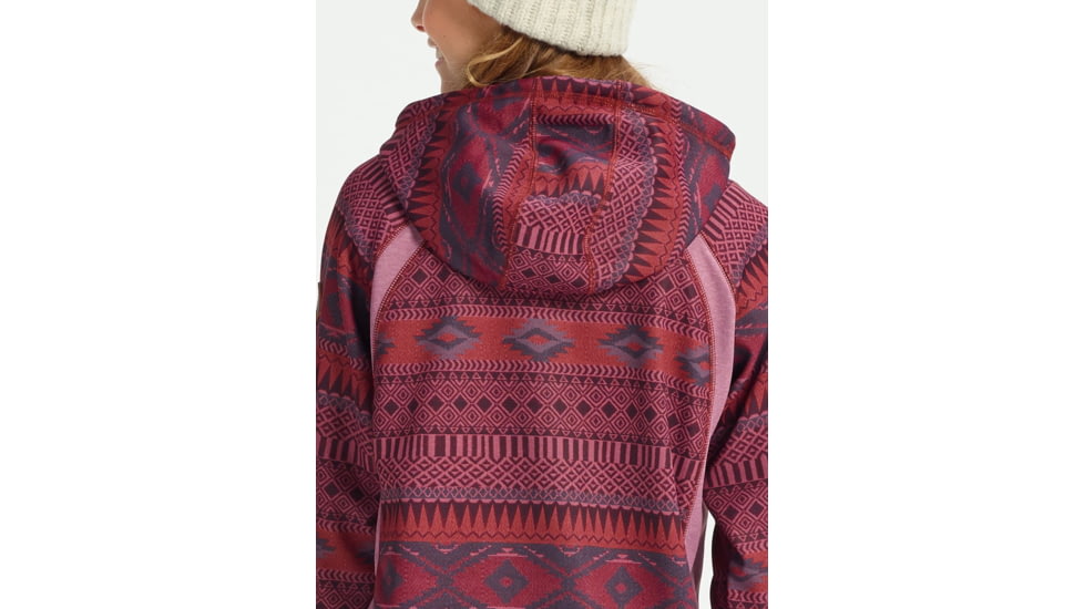 Burton Crown Bonded Pullover Hoodie - Womens, Port Royal Freya Wve, Small, 17478104961S