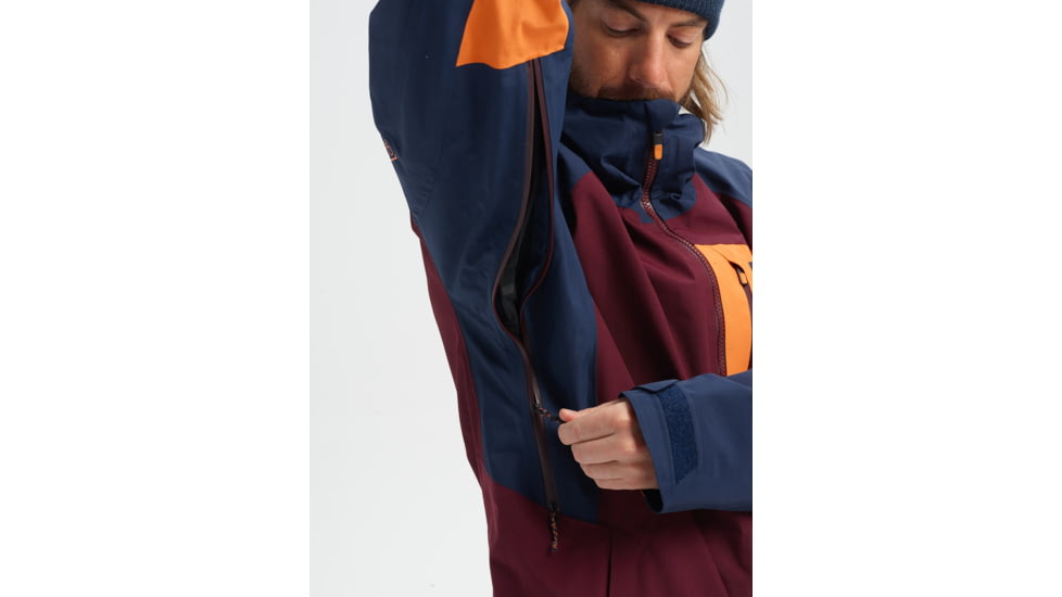 Burton Cyclic Jacket - Mens, Port Royal / Dress Blue / Russet Orange, Medium, 10002106600-M