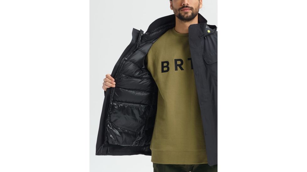 Burton Edgecomb 3-in-1 Jacket - Mens, True Black, Large, 20527101001-L