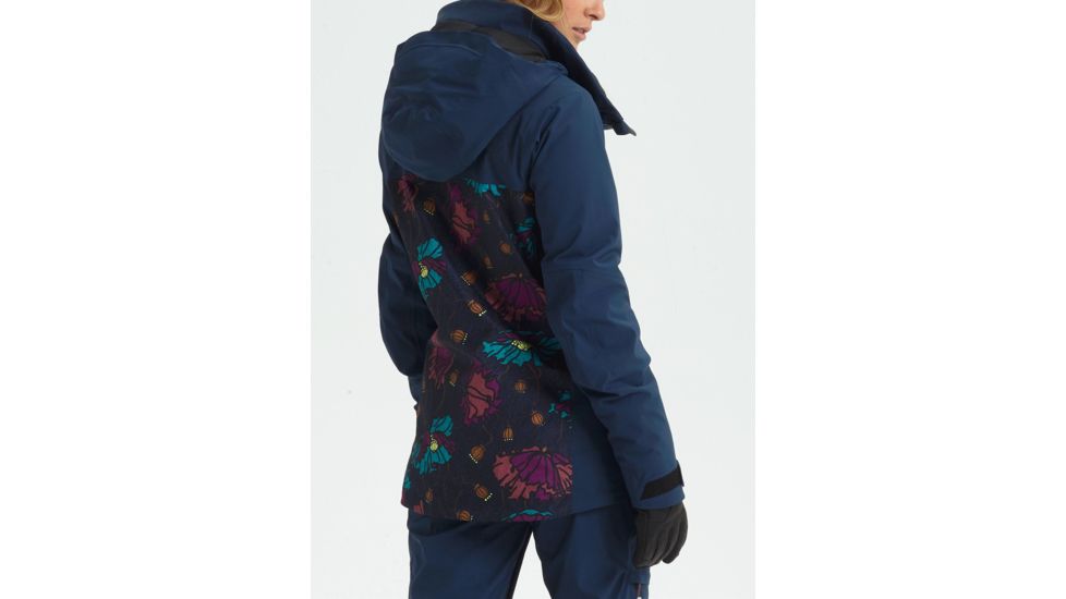 Burton Embark Jacket - Womens, Dress Blue / Bona Flora, Small, 10010106401-S