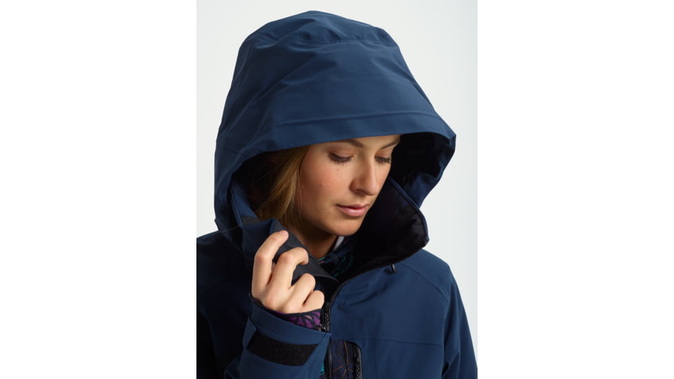 Burton Embark Jacket - Womens, Dress Blue / Bona Flora, Small, 10010106401-S