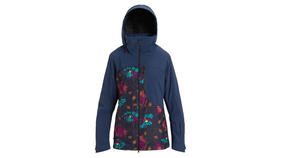 Burton Embark Jacket - Womens, Dress Blue / Bona Flora, Small, 10010106401-S