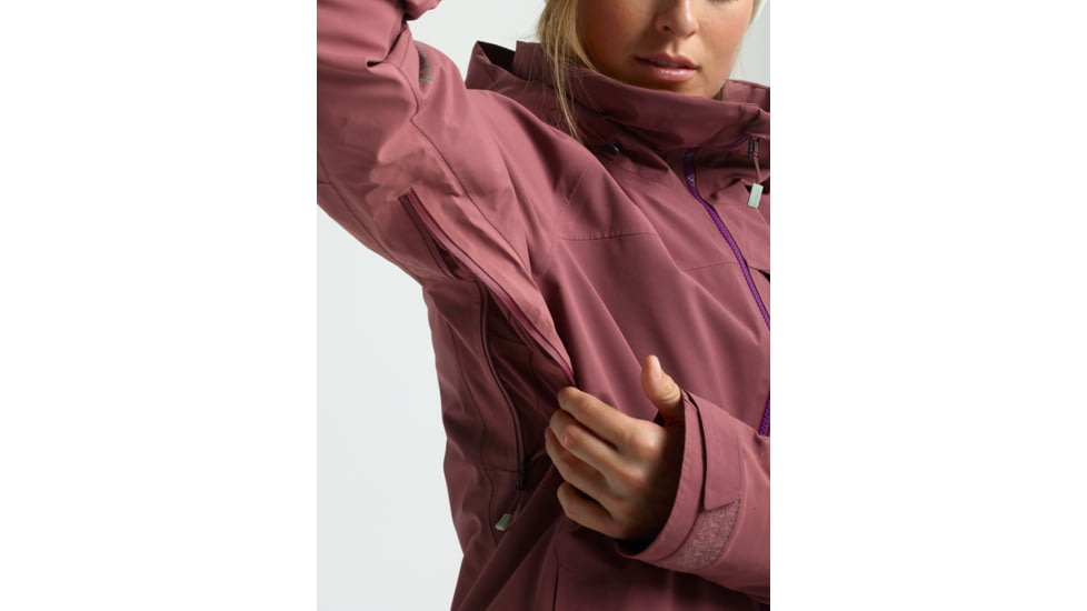 Burton Embark Jacket - Womens, Rose Brown, Medium, 10010106200-M