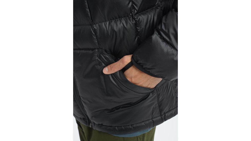 Burton Evergreen Hooded Down Jacket - Men's, True Black, Small, 17168103001-S