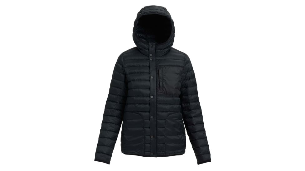 Burton Evergreen Down Hooded Insulator - Womens, True Black, Extra Small, 17165101001XS