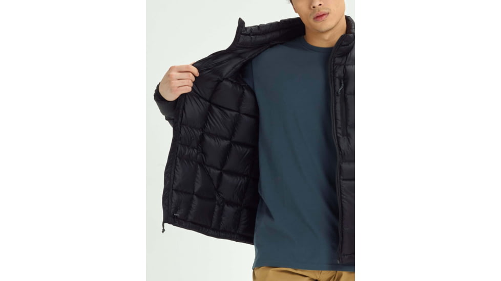 Burton Evergreen Down Jacket - Mens, True Black, Medium, 17169103001-M