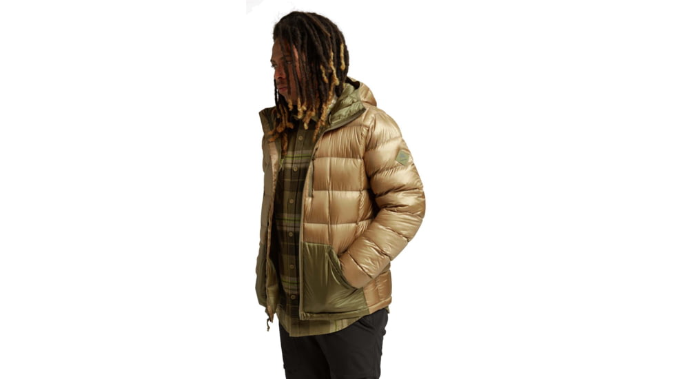 Burton Evergreen Hooded Down Jacket - Mens, Kelp, Medium, 17168104250-M