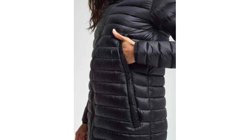 Burton Evergreen Long Down Jacket - Womens, True Black, Small, 20516101001-S