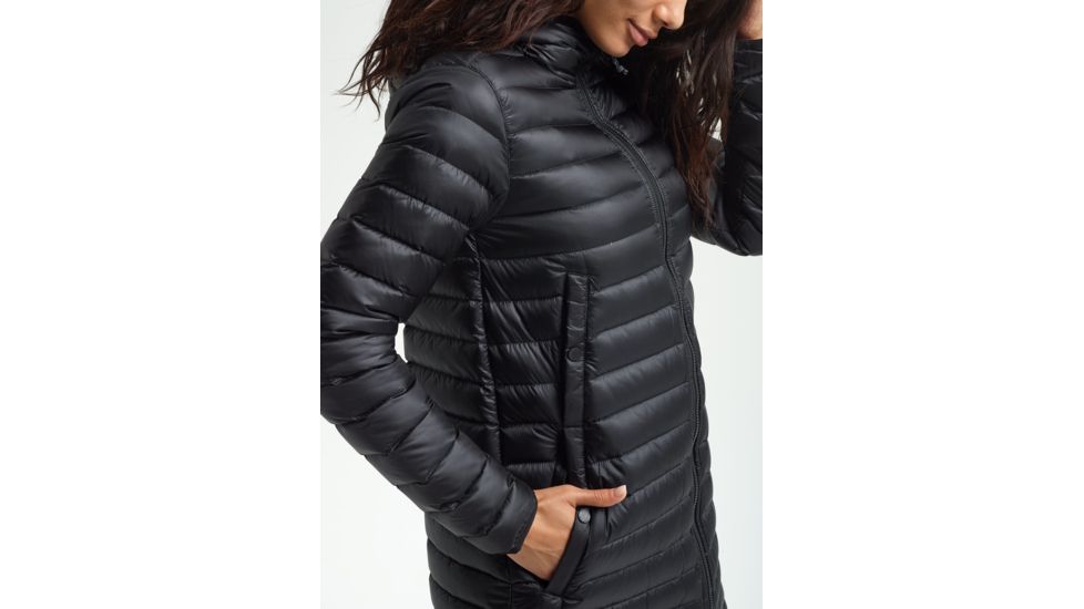 Burton Evergreen Long Down Jacket - Womens, True Black, Small, 20516101001-S