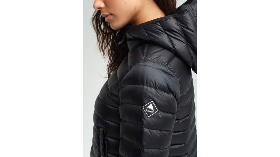 Burton Evergreen Long Down Jacket - Womens, True Black, Small, 20516101001-S