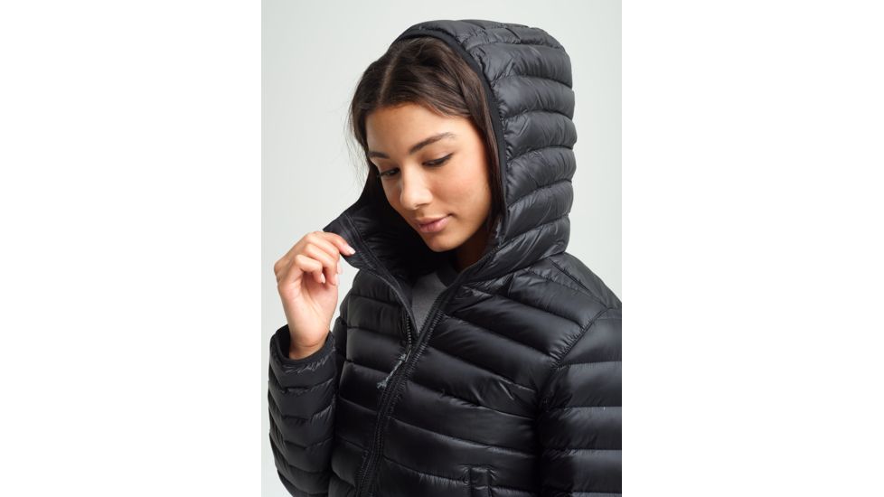 Burton Evergreen Long Down Jacket - Womens, True Black, Small, 20516101001-S