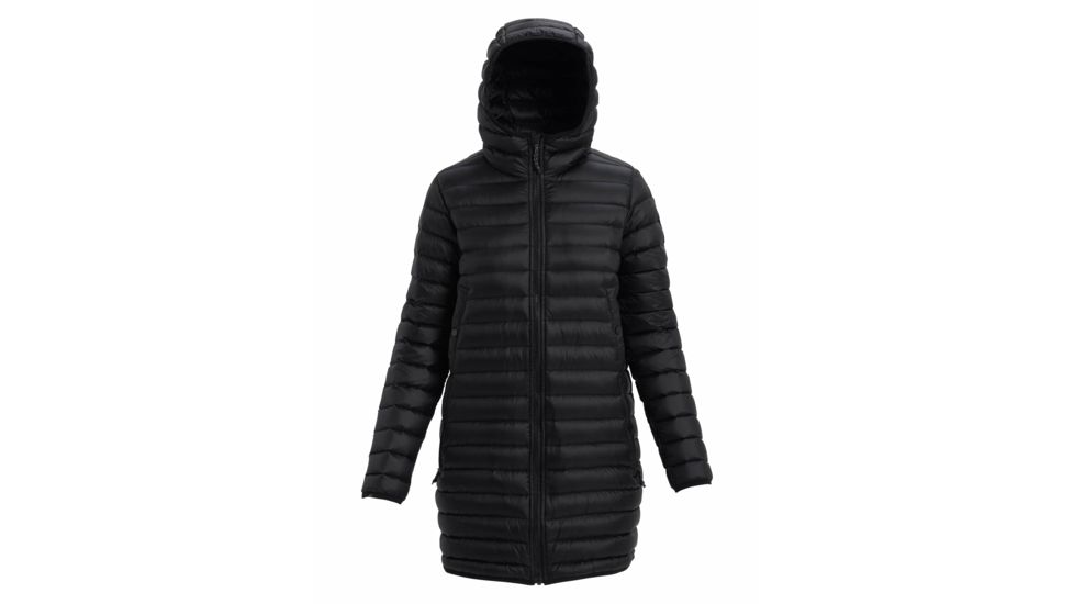 Burton Evergreen Long Down Jacket - Womens, True Black, Small, 20516101001-S