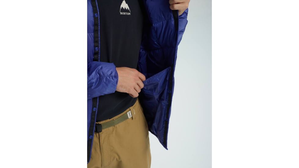 Burton Evergreen Snap Insulator Hoodie - Mens, Royal Blue, Medium, 21462100400-M