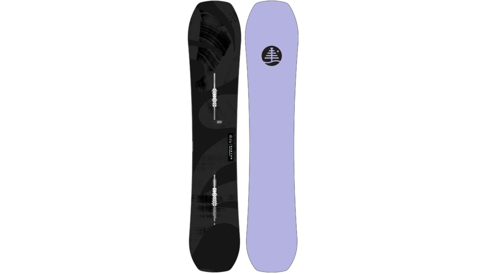 Burton Family Tree Hometown Hero Snowboard, Clear, 152, 22245100000-152