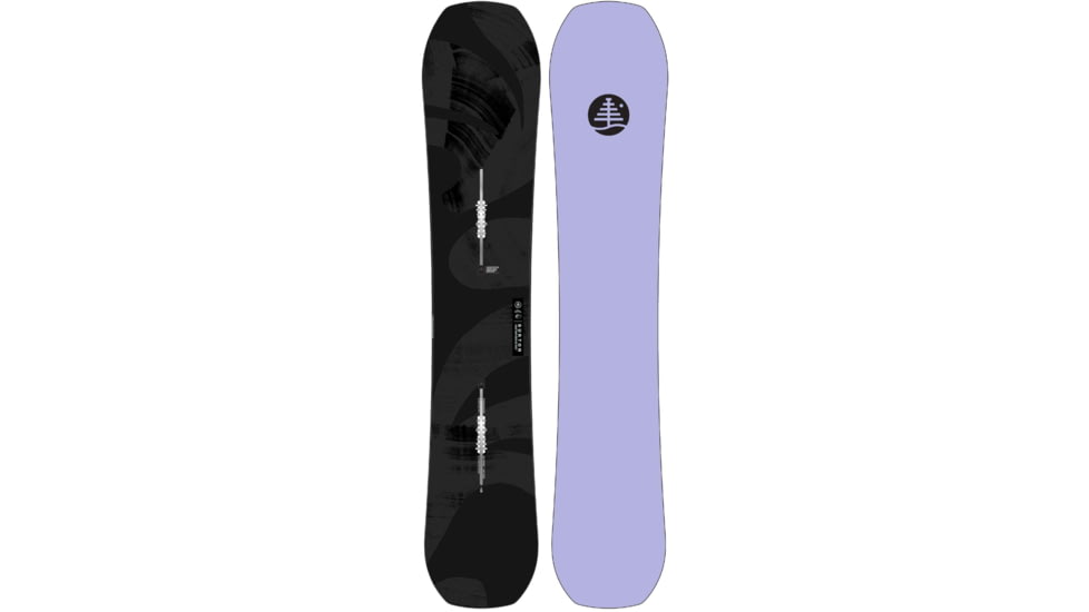 Burton Family Tree Hometown Hero Snowboard, Clear, 165W, 22245100000-165W