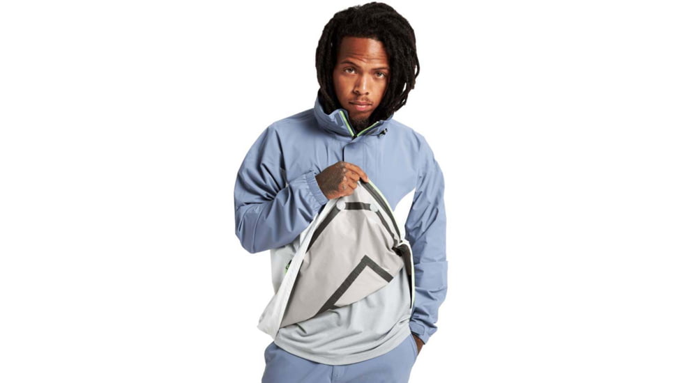 Burton Freelight Jacket - Mens, Folkstone Gray/Stout White, 2XL, 22697100020-XXL