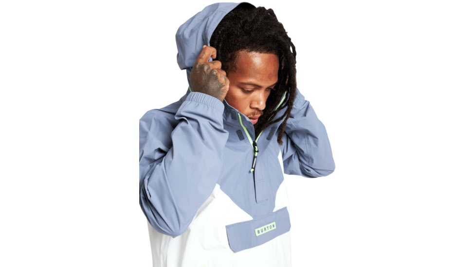 Burton Freelight Jacket - Mens, Folkstone Gray/Stout White, 2XL, 22697100020-XXL