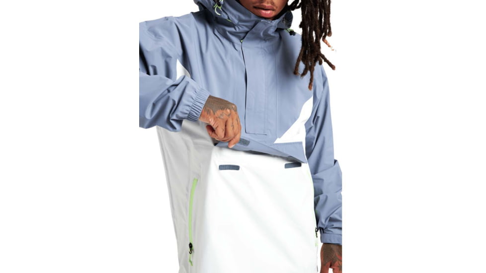 Burton Freelight Jacket - Mens, Folkstone Gray/Stout White, 2XL, 22697100020-XXL