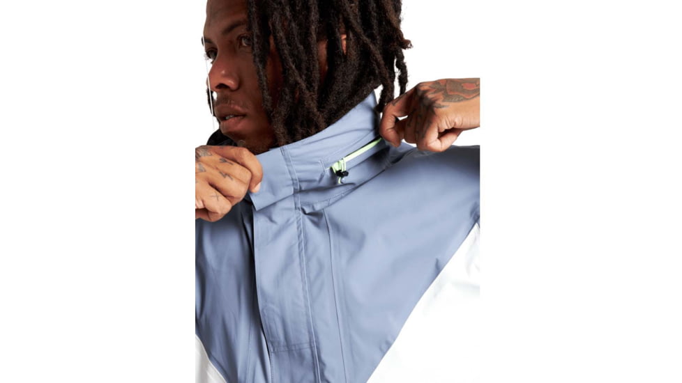 Burton Freelight Jacket - Mens, Folkstone Gray/Stout White, 2XL, 22697100020-XXL