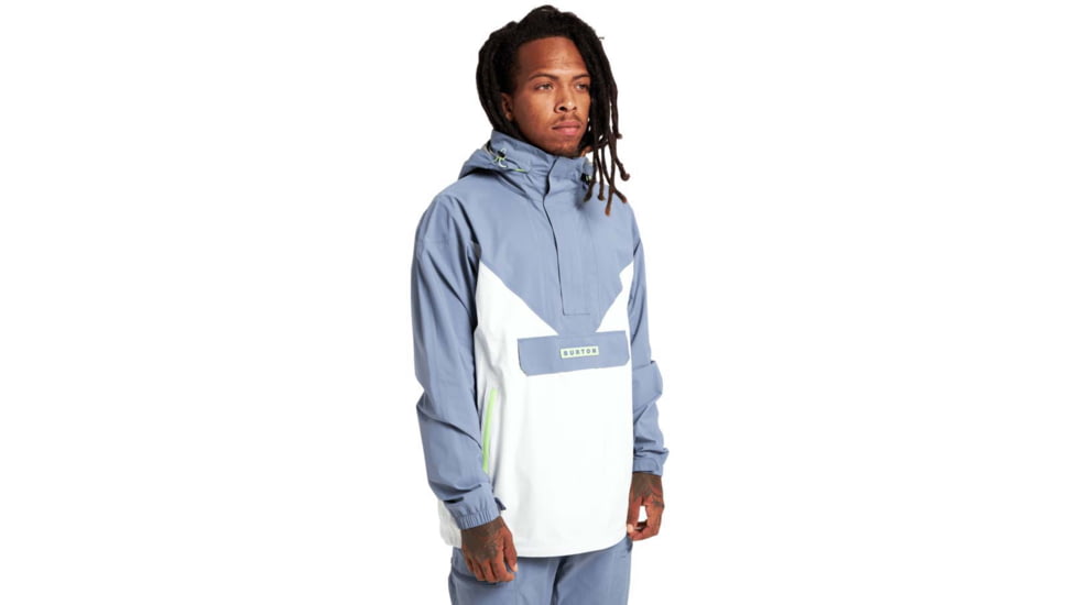 Burton Freelight Jacket - Men's, Folkstone Gray/Stout White, 2XL, 22697100020-XXL