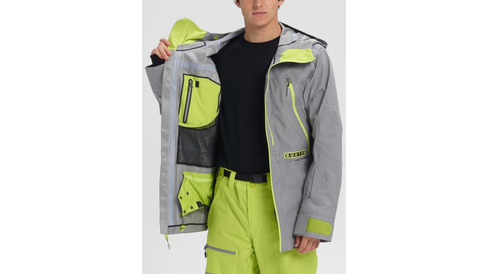 Burton Frostner Jacket, 3L - Mens, Sterling, Medium, 21468100020-M
