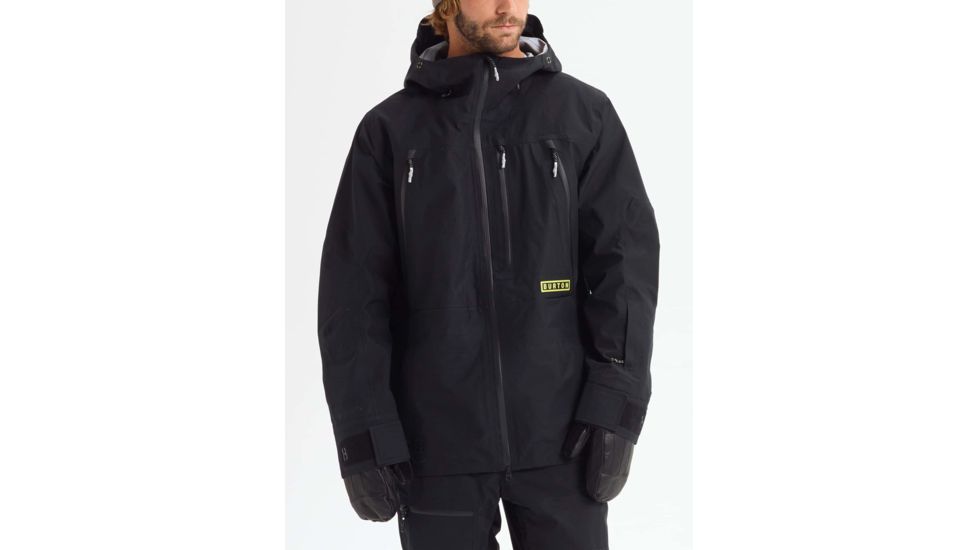 Burton Frostner Jacket, 3L - Mens, True Black, Medium, 21468100001-M