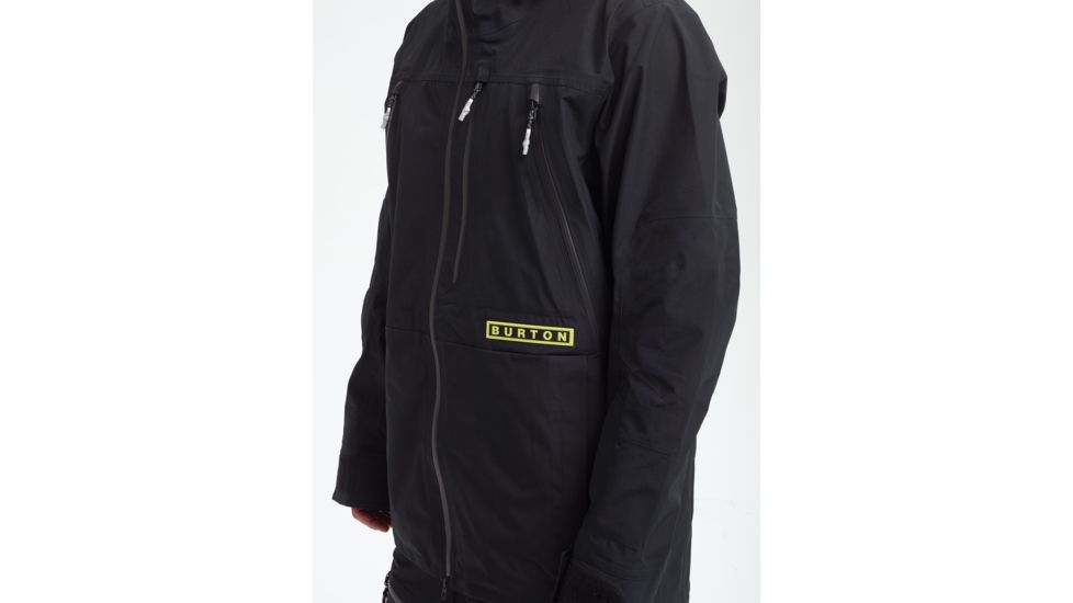Burton Frostner Jacket, 3L - Mens, True Black, Medium, 21468100001-M