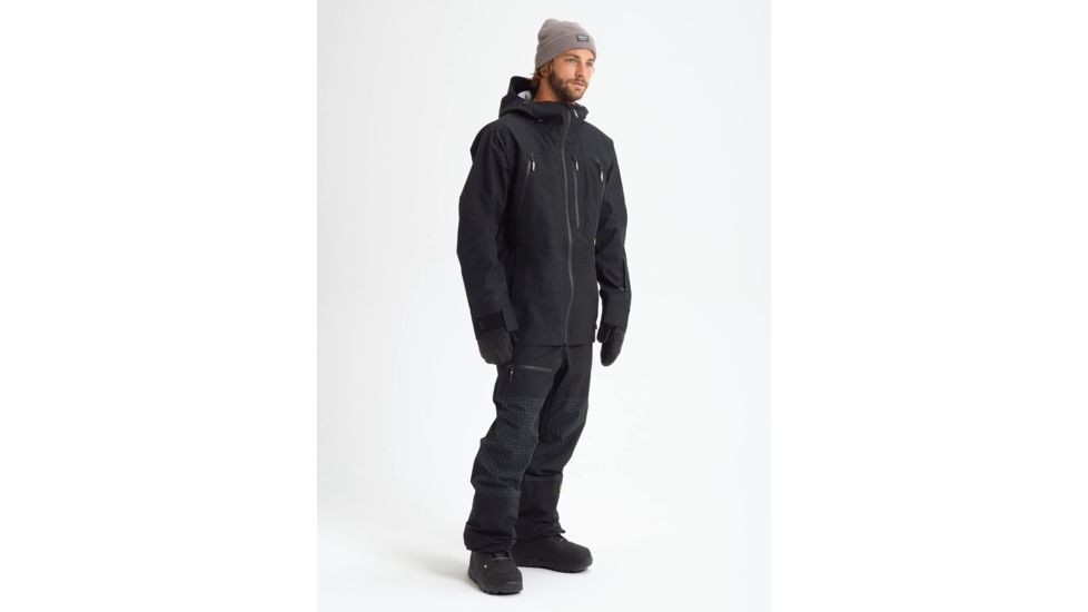 Burton Frostner Jacket, 3L - Mens, True Black, Medium, 21468100001-M