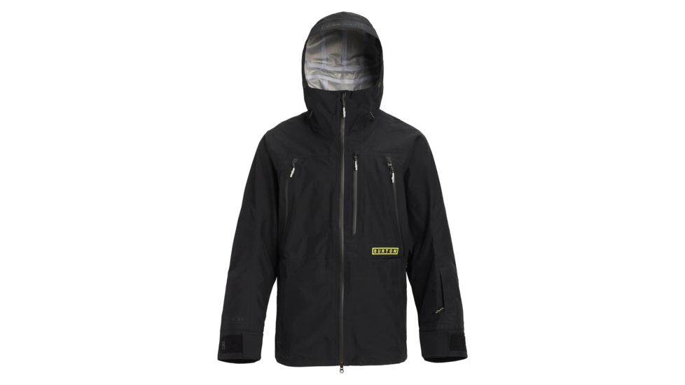 Burton Frostner Jacket, 3L - Mens, True Black, Medium, 21468100001-M