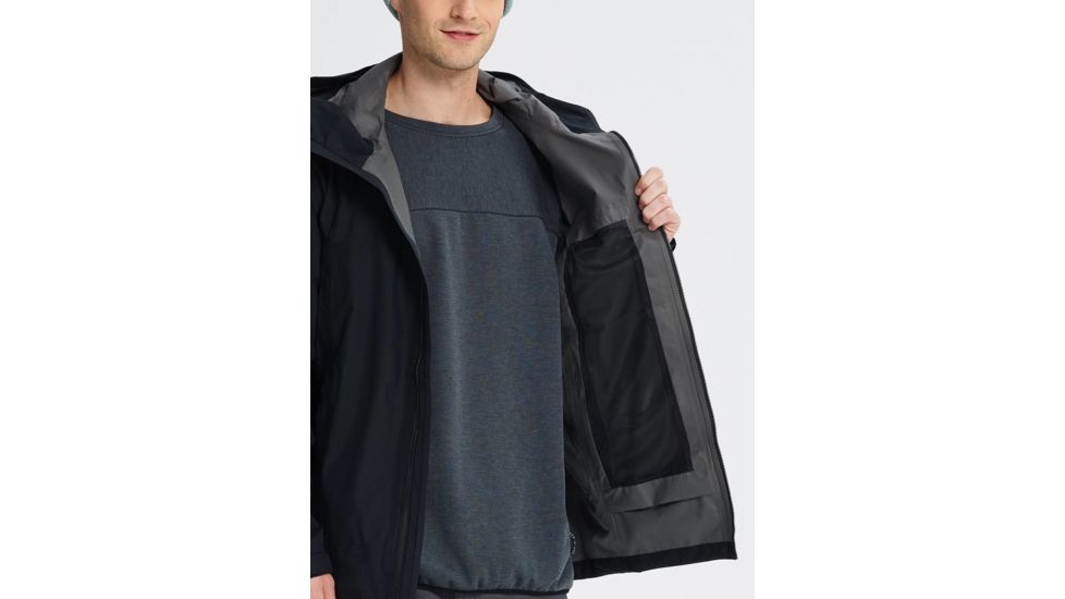 Burton Gore Packrite Jacket - Mens, True Black, Small, 17767103001S