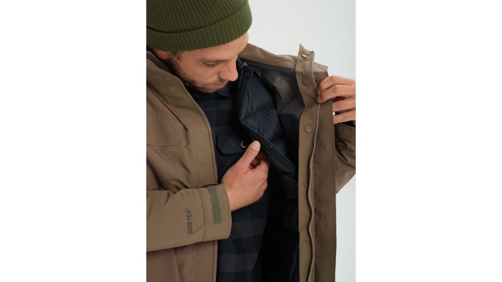 Burton Gore-Tex Edgecomb Insulator Jacket - Mens, Falcon, Small, 20527100020S