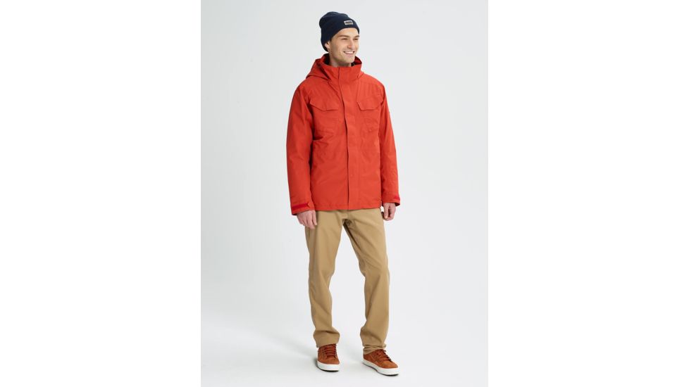 Burton Gore-Tex Edgecomb Insulator Jacket - Mens, Hot Sauce, Small, 20527100600S