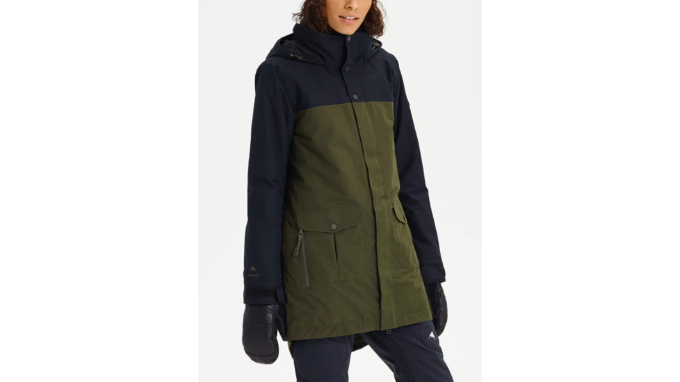 Burton Gore-Tex Eyris Jacket - Womens, Trublk/Frstnt, Extra Small, 20551100002XS