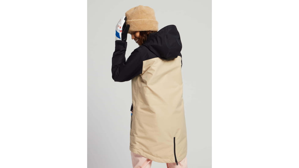 Burton GORE-TEX Eyris Jacket - Womens, True Black/Irish Cream, Extra Small, 20551102001-XS
