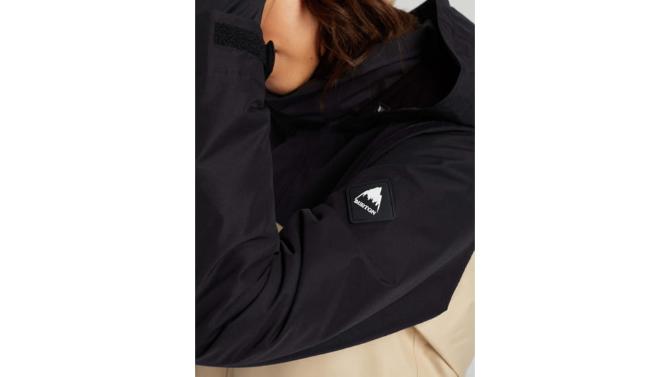 Burton GORE-TEX Eyris Jacket - Womens, True Black/Irish Cream, Extra Small, 20551102001-XS