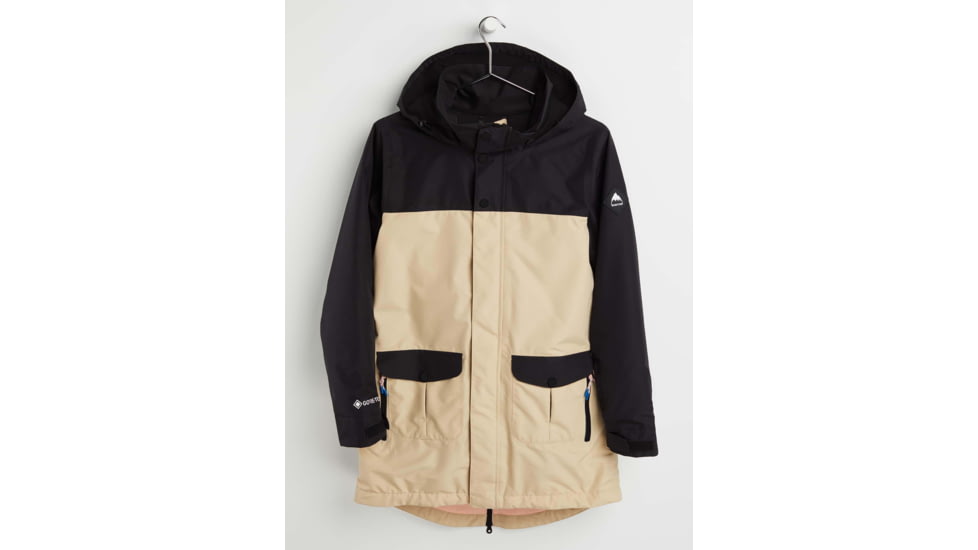 Burton GORE-TEX Eyris Jacket - Womens, True Black/Irish Cream, Extra Small, 20551102001-XS
