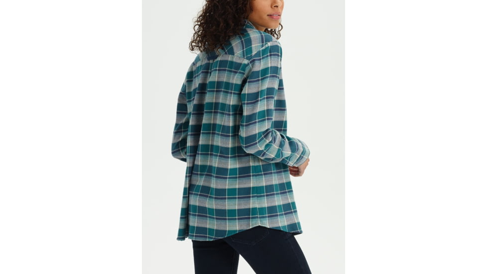 Burton Grace Ls Woven - Womens, Balsam Sunset Plaid, Small, 14057107301S