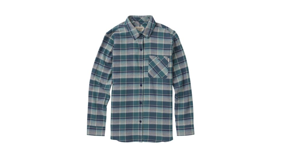 Burton Grace Ls Woven - Womens, Balsam Sunset Plaid, Small, 14057107301S