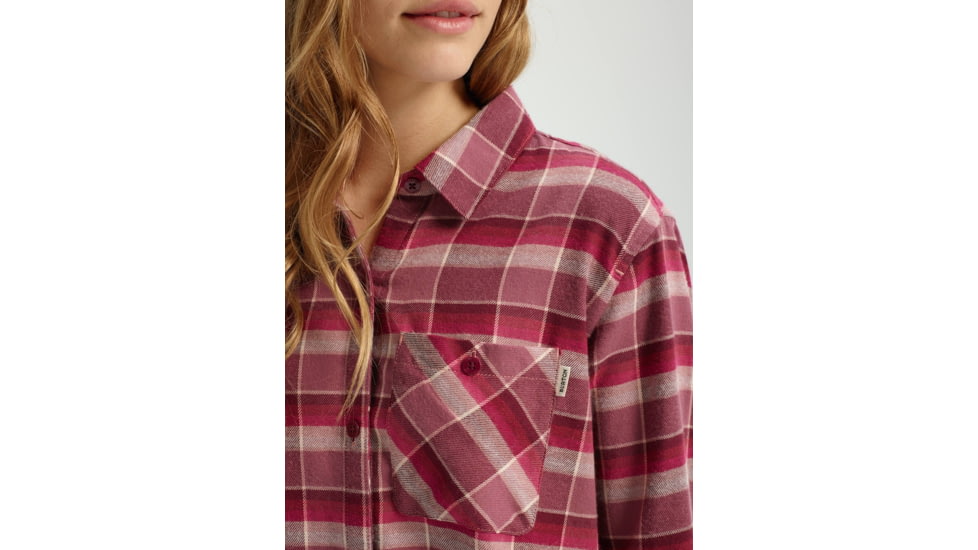 Burton Grace Ls Woven - Womens, Rose Brown Sunset Pd, Medium, 14057107201M
