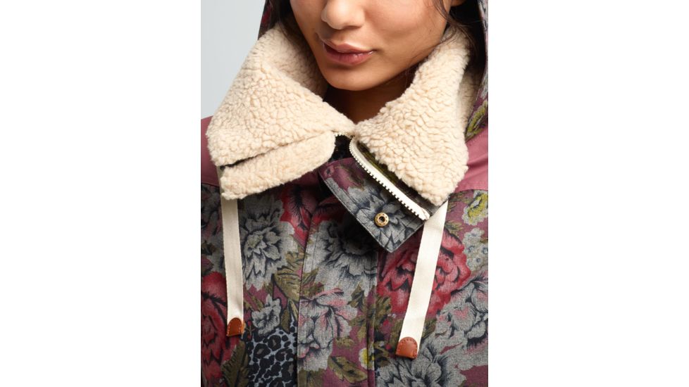 Burton Hazelton Jacket - Womens, Cheetah Floral / Rose Brown, Medium, 14109105650-M