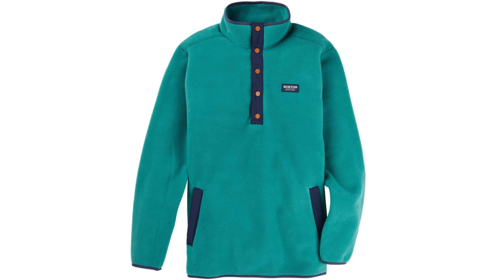 Burton Hearth Fleece Pullover - Mens, Antique Green, Small, 17350108301-S