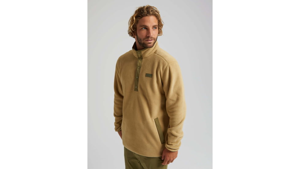 Burton Hearth Fleece Pullover - Mens, Kelp, Small, 17350108251-S