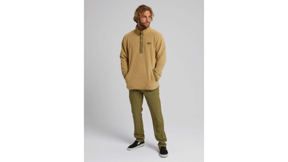 Burton Hearth Fleece Pullover - Mens, Kelp, Small, 17350108251-S