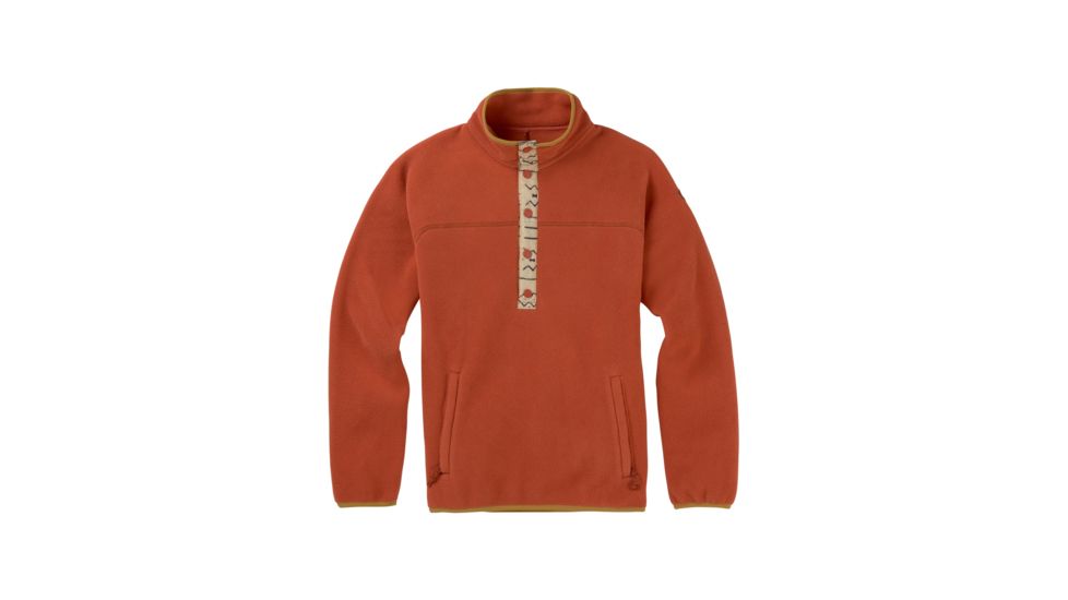 Burton Hearth Fleece Pullover - Womens, Hot Sauce, Medium, 17338104600M