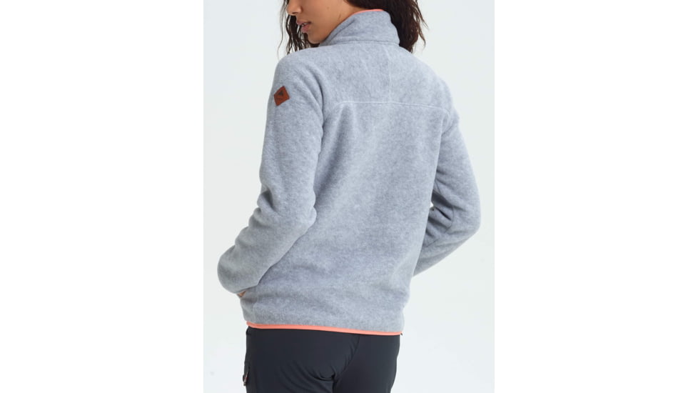 Burton Hearth Pullover - Womens, Gray Heather, Small, 17338106020-S
