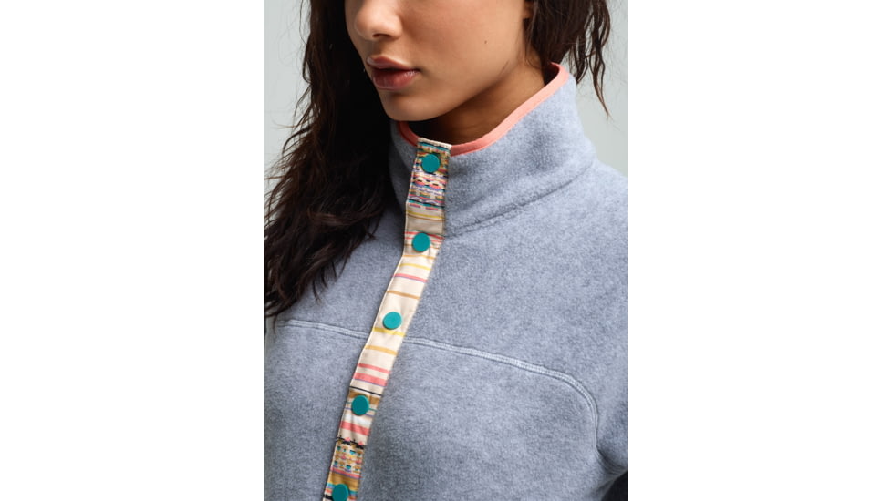 Burton Hearth Pullover - Womens, Gray Heather, Small, 17338106020-S
