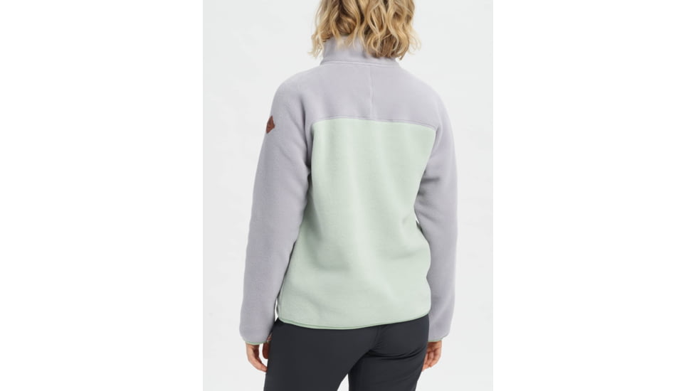 Burton Hearth Pullover - Womens, Lilac Gray / Aqua Gray, Extra Small, 17338106500-XS