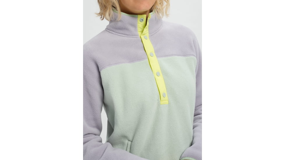 Burton Hearth Pullover - Womens, Lilac Gray / Aqua Gray, Extra Small, 17338106500-XS